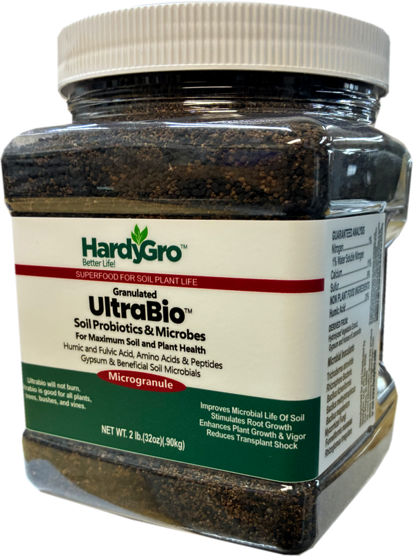 Granulated UltraBio, Soil Microbes, Humic Acid, 2lb Container