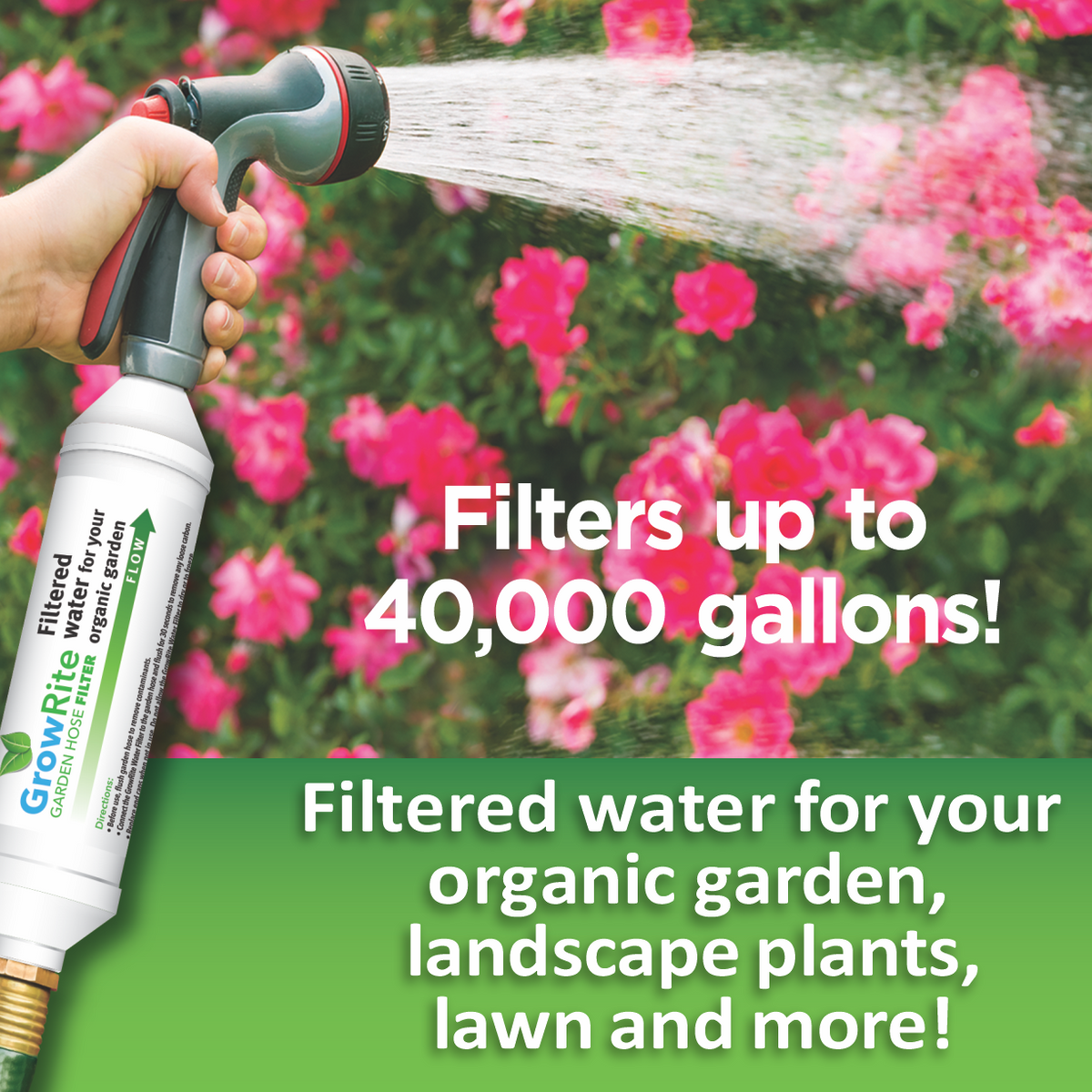 water filter for indoor plants GrowRite Garden Hose Water Filter- high-quality filtered water free of – HardyGro
