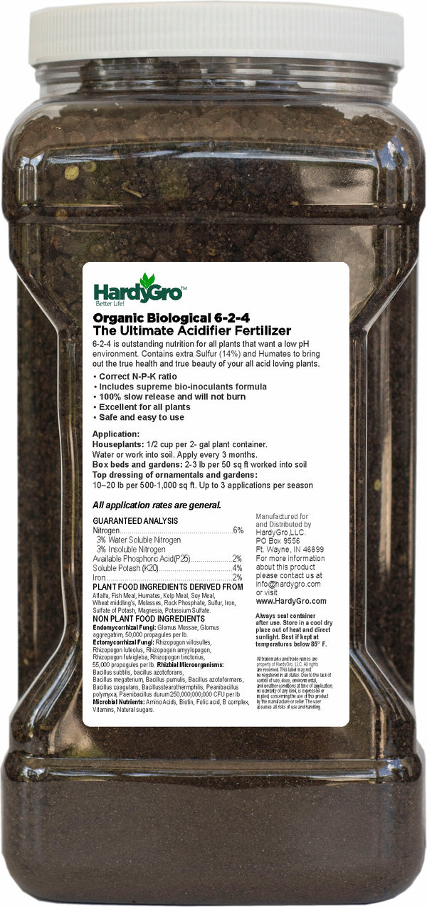 GroRocket dry organic fertilizer + Sulfur + biostimulants + soil microbes 6-2-4, (5lb.)