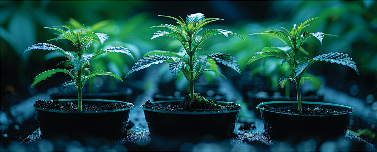 Growing hemp, cannabis and vegetables in pots