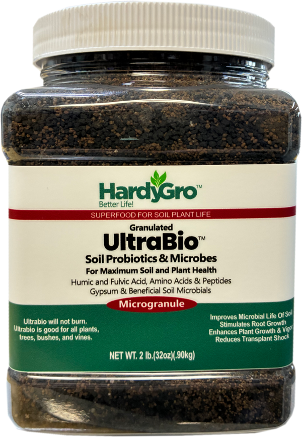Granulated UltraBio, Soil Microbes, Humic Acid, 2lb Container