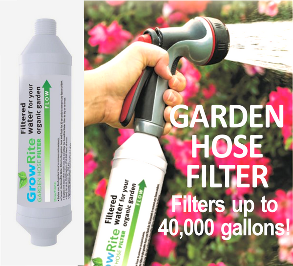 GrowRite Garden Hose Water Filter- high-quality filtered water free of contaminants.