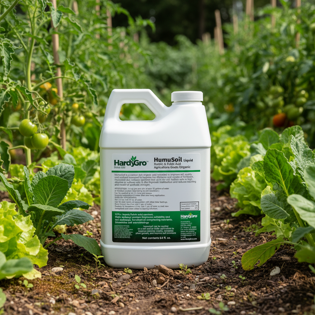 high acid plant fertilizer HumuSoil-L -Organic Humic and Fulvic Acid Liquid Concentrate (64oz)