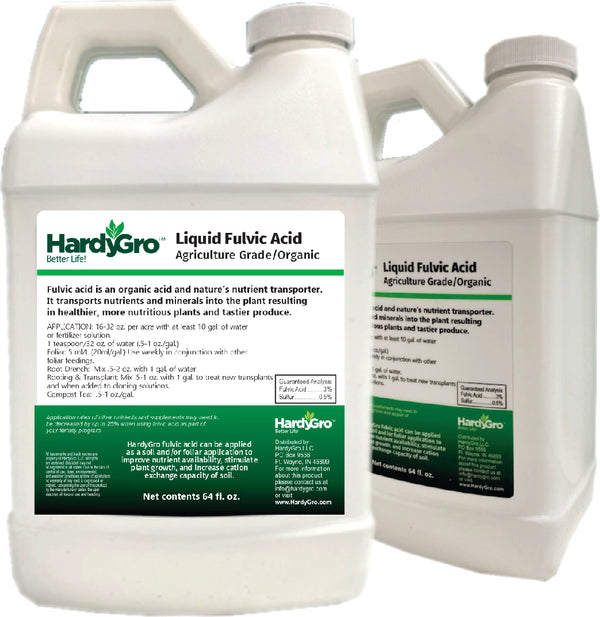 Organic Fulvic Acid Liquid Concentrate (64oz)