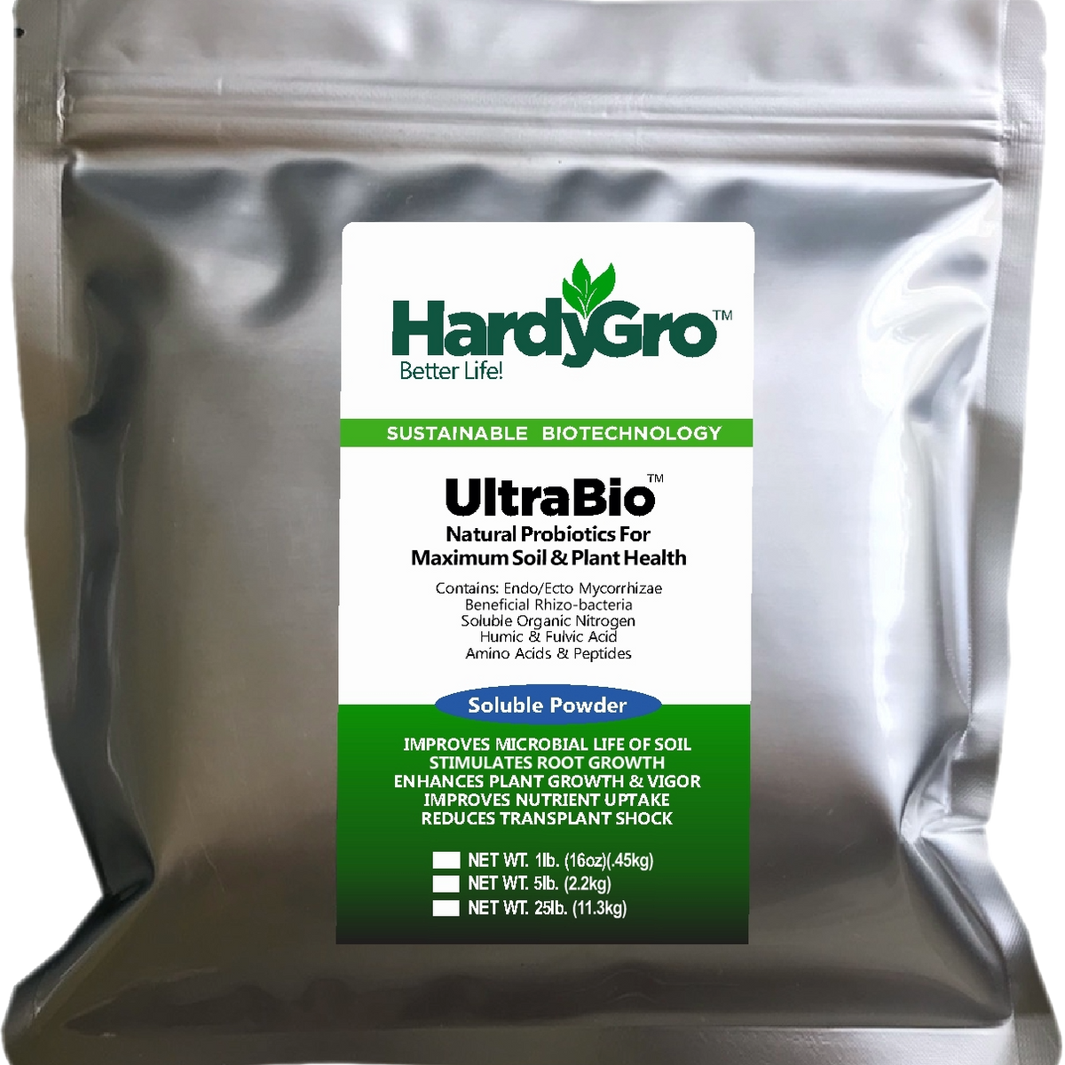 UltraBio - Mycorrhizae, Beneficial Bacteria, Bio-inoculant + Amino Aci ...