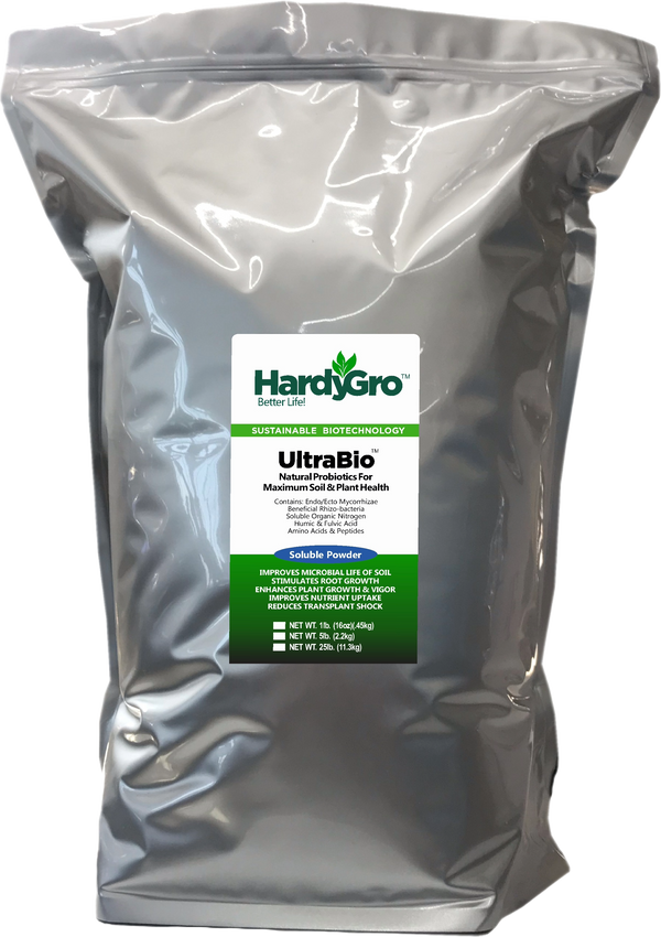 UltraBio - Mycorrhizae, Beneficial Bacteria, Bio-inoculant + Amino Acids & Peptides + Humates
