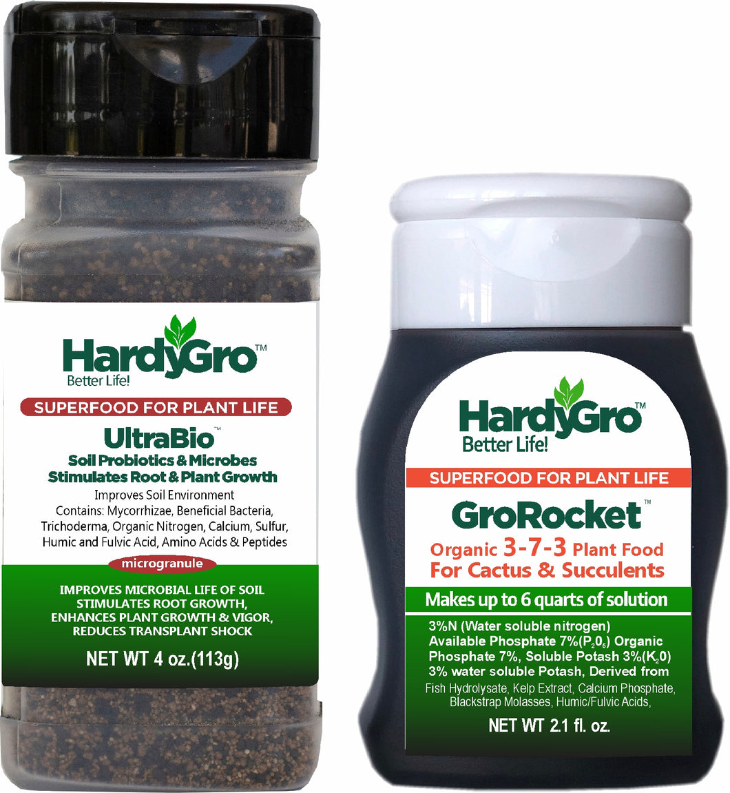 GroRocket organic 3-7-3 and UltraBio Combo Pack