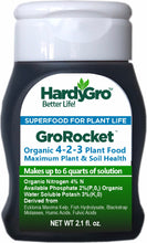 Load image into Gallery viewer, GroRocket organic plant food 4-2-3 2.1oz Squeeze Bottle
